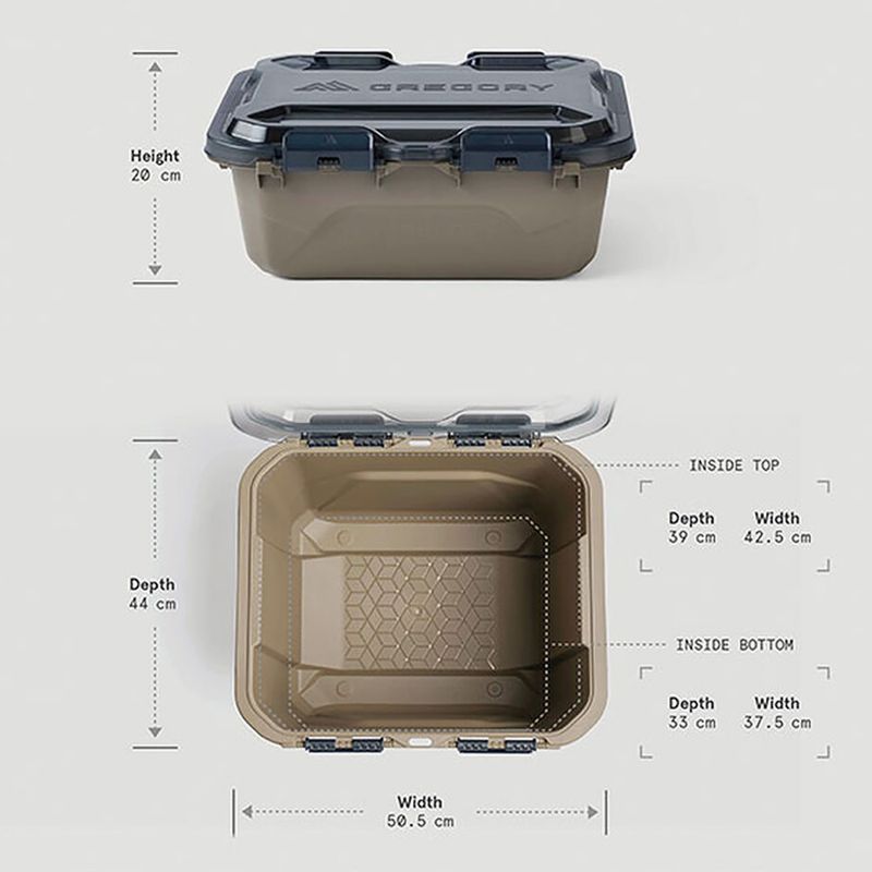 Pojemnik do przechowywania Gregory Alpaca Gear Box 25 l slate blue 3