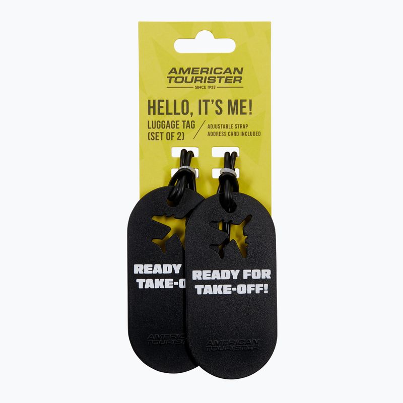 Zawieszka do bagażu American Tourister Luggage Tag Fun 2 szt. ready for take off 4