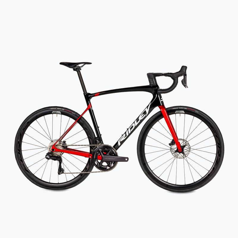 Rower szosowy Ridley Fenix SLiC Ultegra DI2 FSD30As black candu red/metallic white