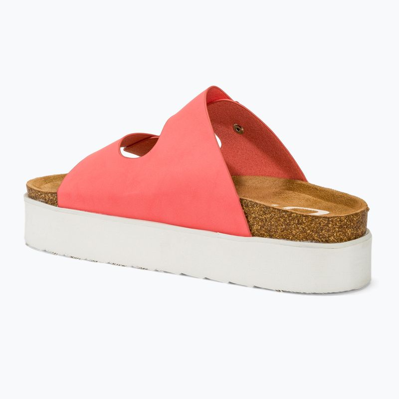 Klapki damskie O'Neill Platform Low brighr coral 3