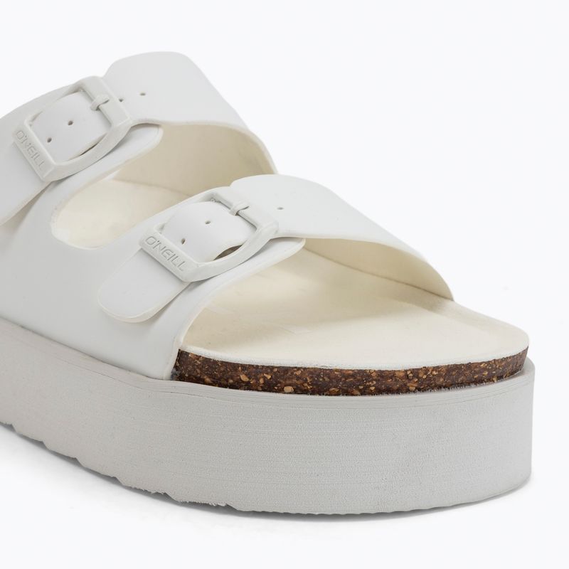 Klapki damskie O'Neill Sandy Platform Slider Low off white 7
