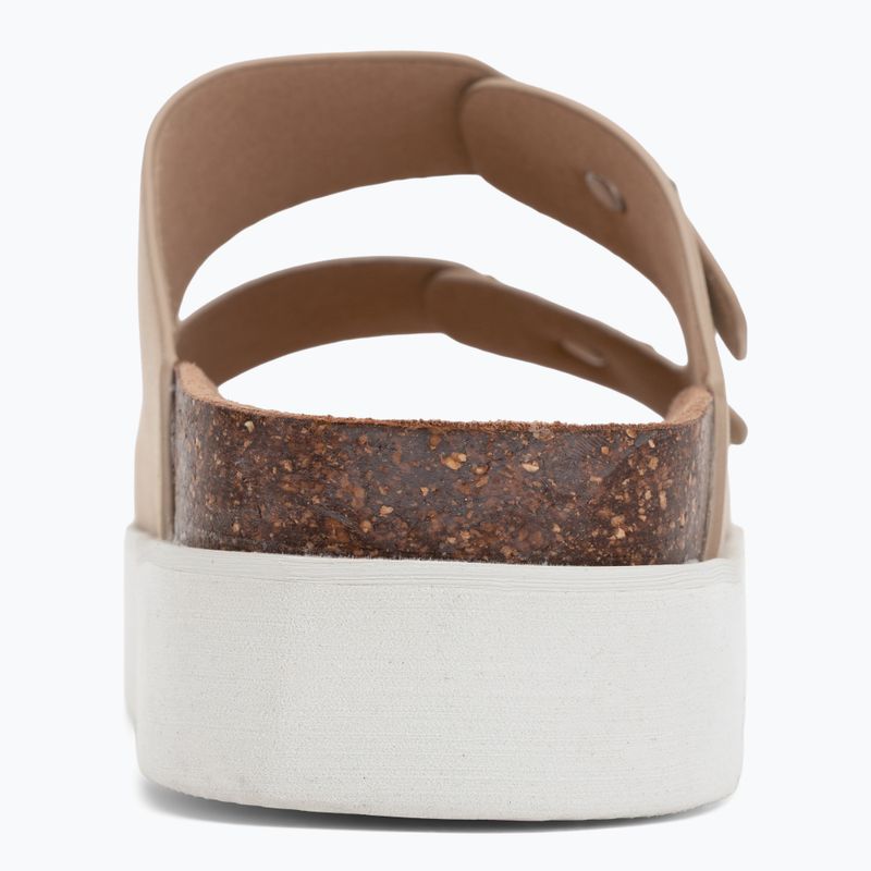 Klapki damskie O'Neill Sandy Platform Slider Low tan 6
