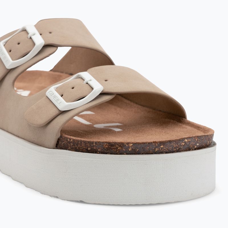Klapki damskie O'Neill Sandy Platform Slider Low tan 7