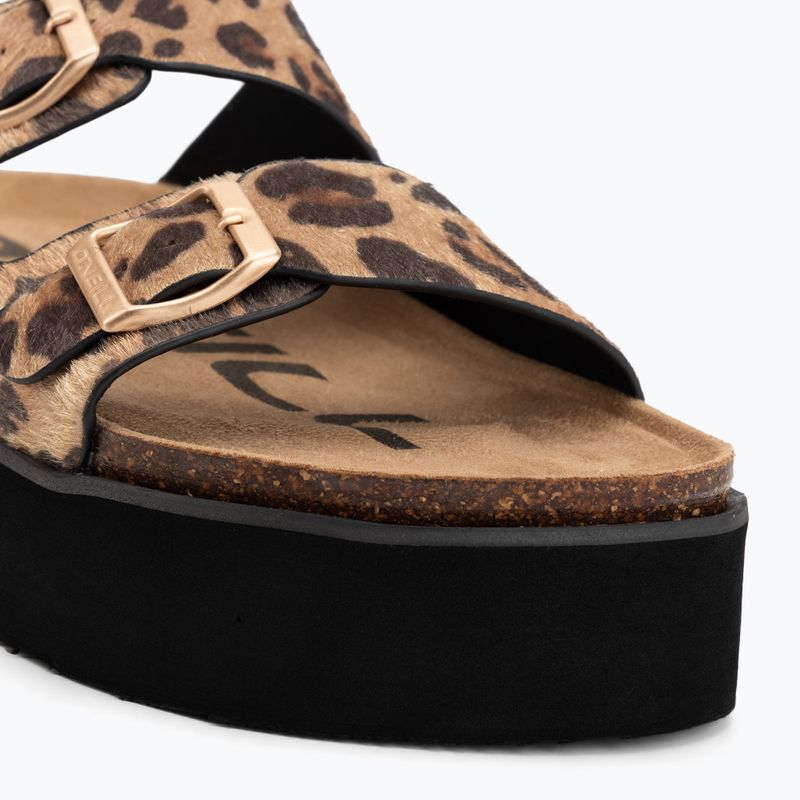 Klapki damskie O'Neill Sandy Platform Low leopard 7