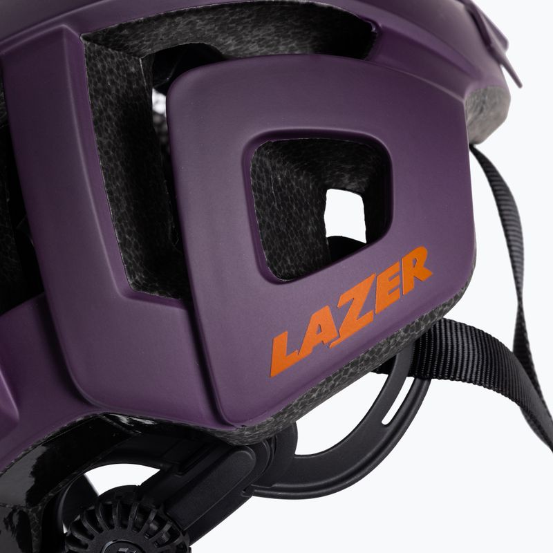 Kask rowerowy Lazer Roller matte mulberry 7