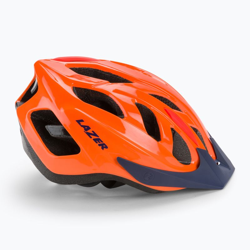 Kask rowerowy dziecięcy Lazer J1 flash orange/blue 3