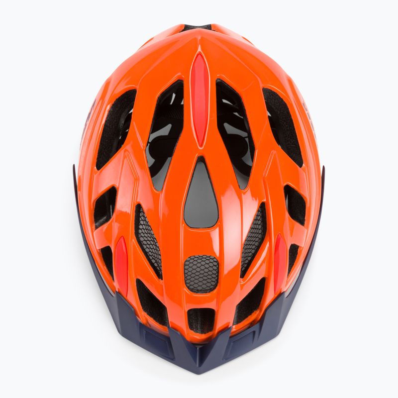 Kask rowerowy dziecięcy Lazer J1 flash orange/blue 5
