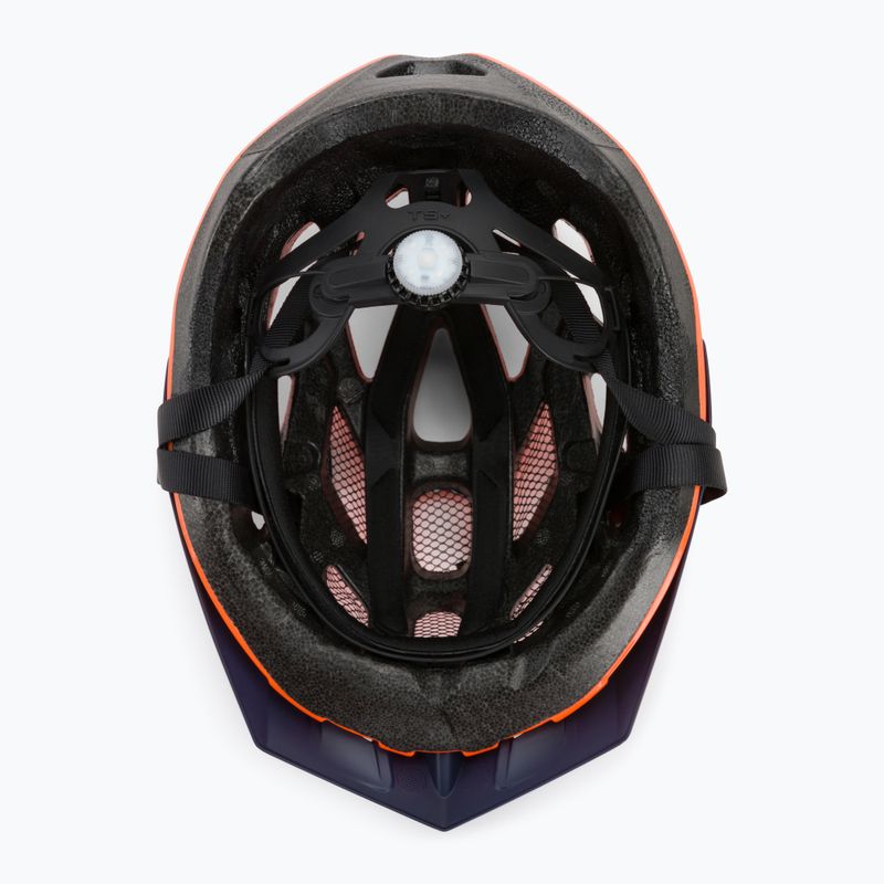 Kask rowerowy dziecięcy Lazer J1 flash orange/blue 6