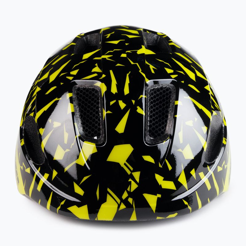 Kask rowerowy dziecięcy Lazer Nutz KinetiCore black flash/yellow 2