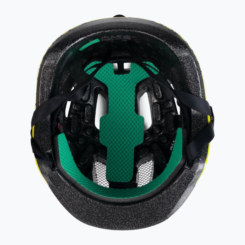 Kask rowerowy dziecięcy Lazer Nutz KinetiCore black flash/yellow 5