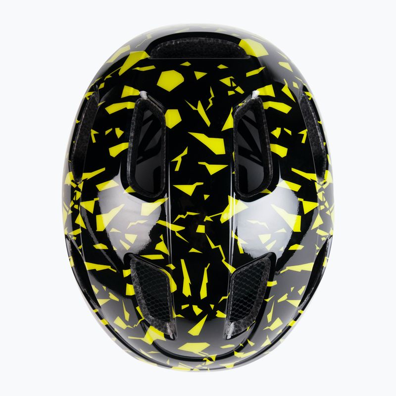 Kask rowerowy dziecięcy Lazer Nutz KinetiCore black flash/yellow 6