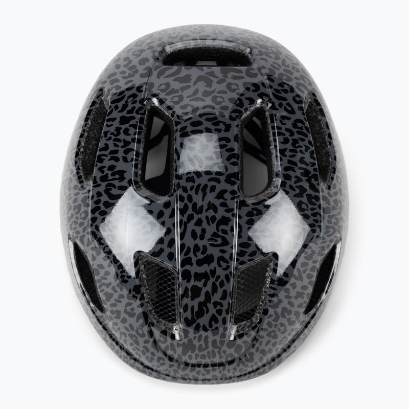 Kask rowerowy dziecięcy Lazer Nutz KC black leopard 6