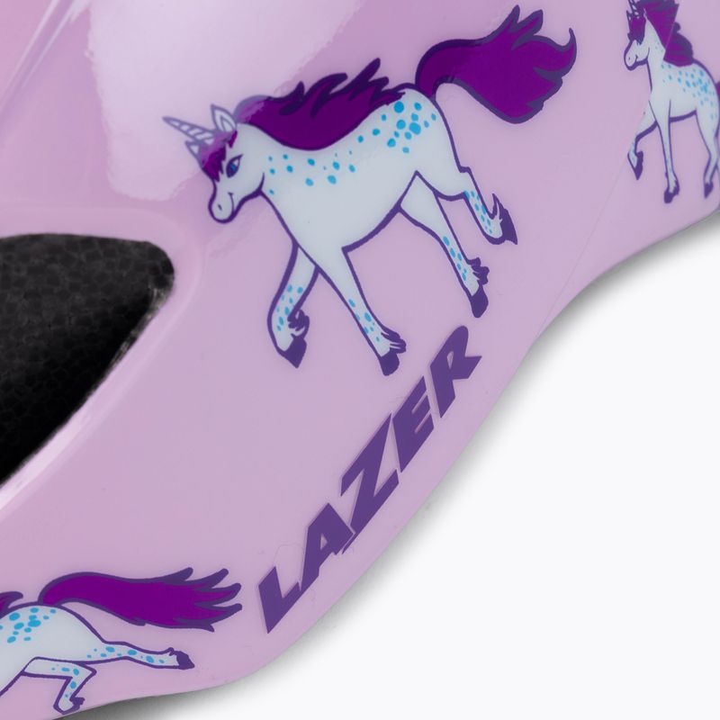 Kask rowerowy dziecięcy Lazer Nutz KC unicorns 7