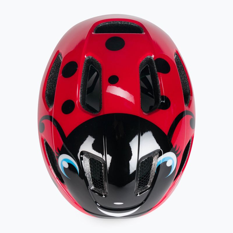 Kask rowerowy dziecięcy Lazer Pnut KC ladybug 6