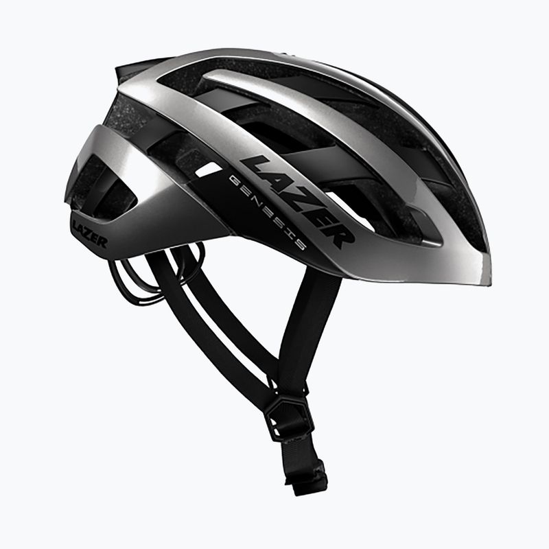 Kask rowerowy Lazer Genesis gloss titanium