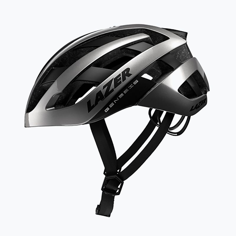 Kask rowerowy Lazer Genesis gloss titanium 2