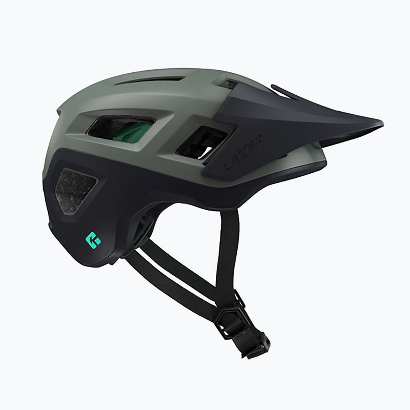 Kask rowerowy Lazer Coyote KinetiCore matte dark/green