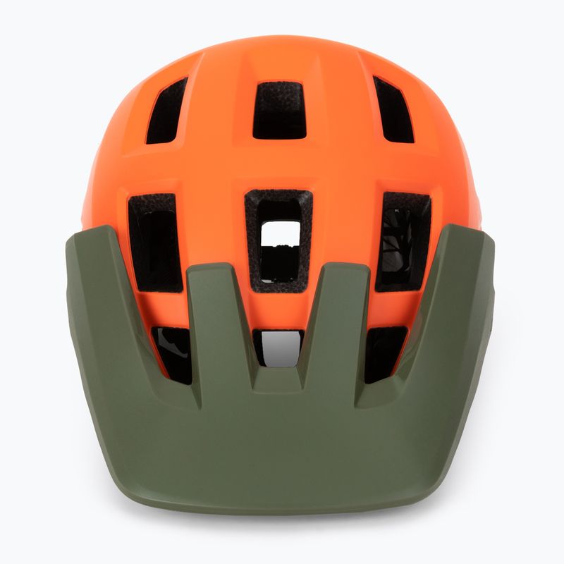 Kask rowerowy Lazer Coyote KinetiCore matte orange/green 2