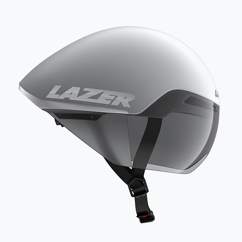 Kask rowerowy Lazer Victor KinetiCore matte white/silver 2