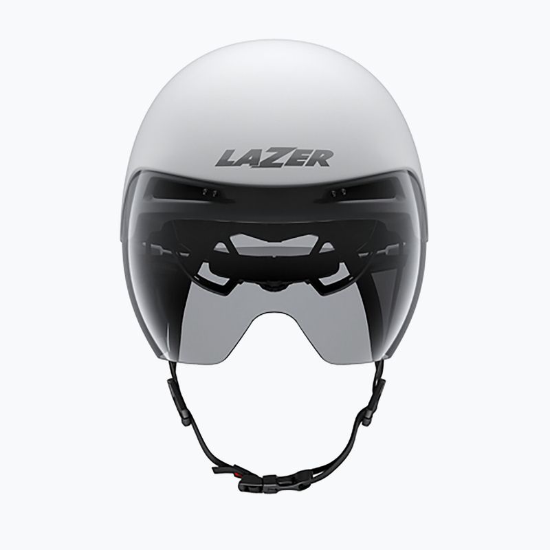 Kask rowerowy Lazer Victor KinetiCore matte white/silver 3