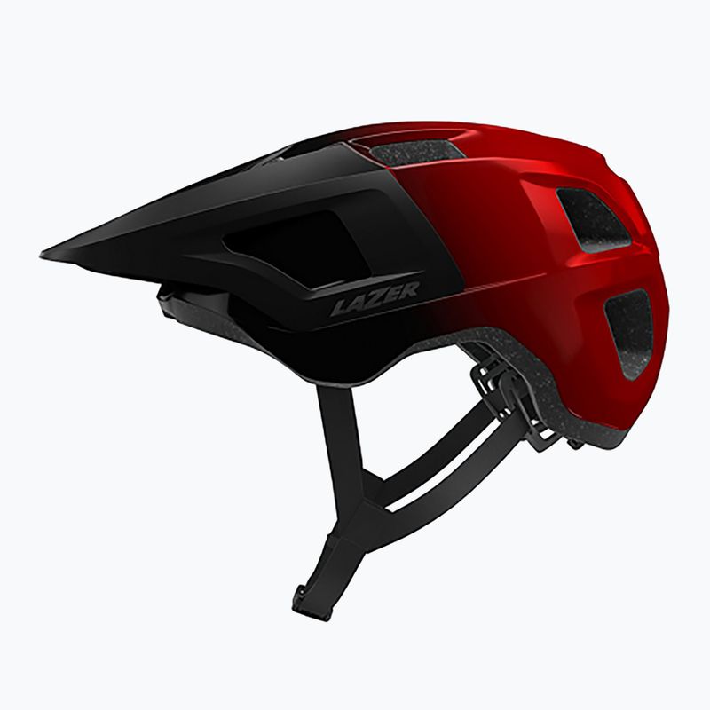 Kask rowerowy Lazer Lupo KinetiCore metallic red 2