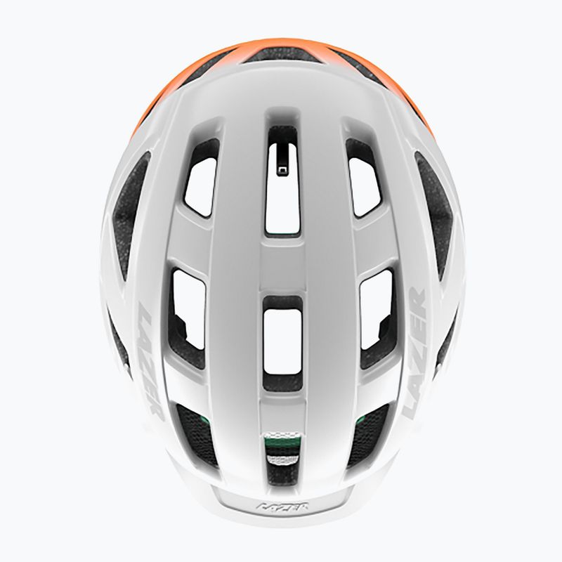 Kask rowerowy Lazer Cerro KinetiCore white/flash orange 5