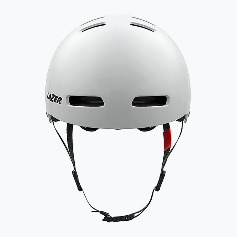 Kask rowerowy Lazer One+ silver/orange 3