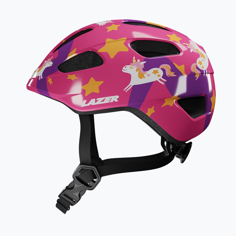 Kask rowerowy dziecięcy Lazer Pnut 2.0 KinetiCore purple pony 3