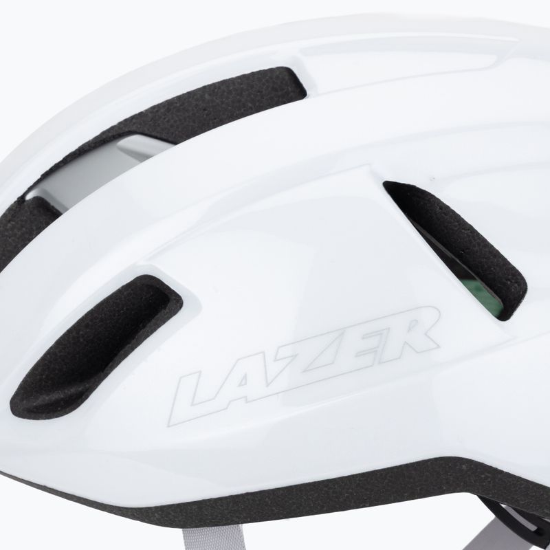 Kask rowerowy Lazer Sphere KinetiCore white/silver 7
