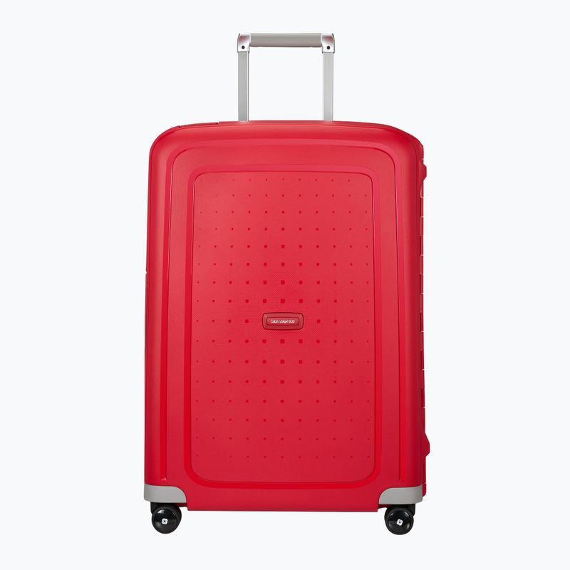 Walizka podróżna Samsonite S'cure Spinner 79 l crimson red