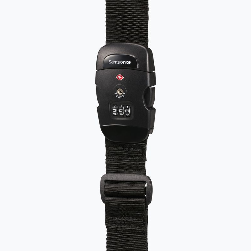Pas spinający do walizki Samsonite Luggage Strap/Tsa Lock black