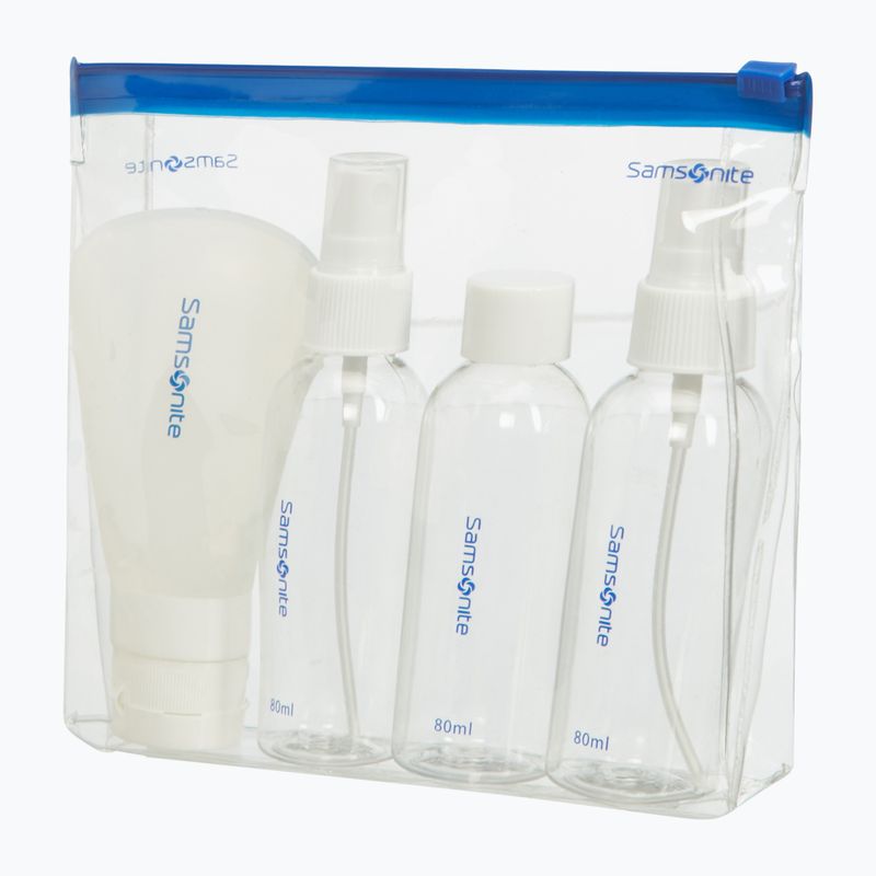 Pojemniki podróżne Samsonite Travel Bottle Set 4 szt. translucent