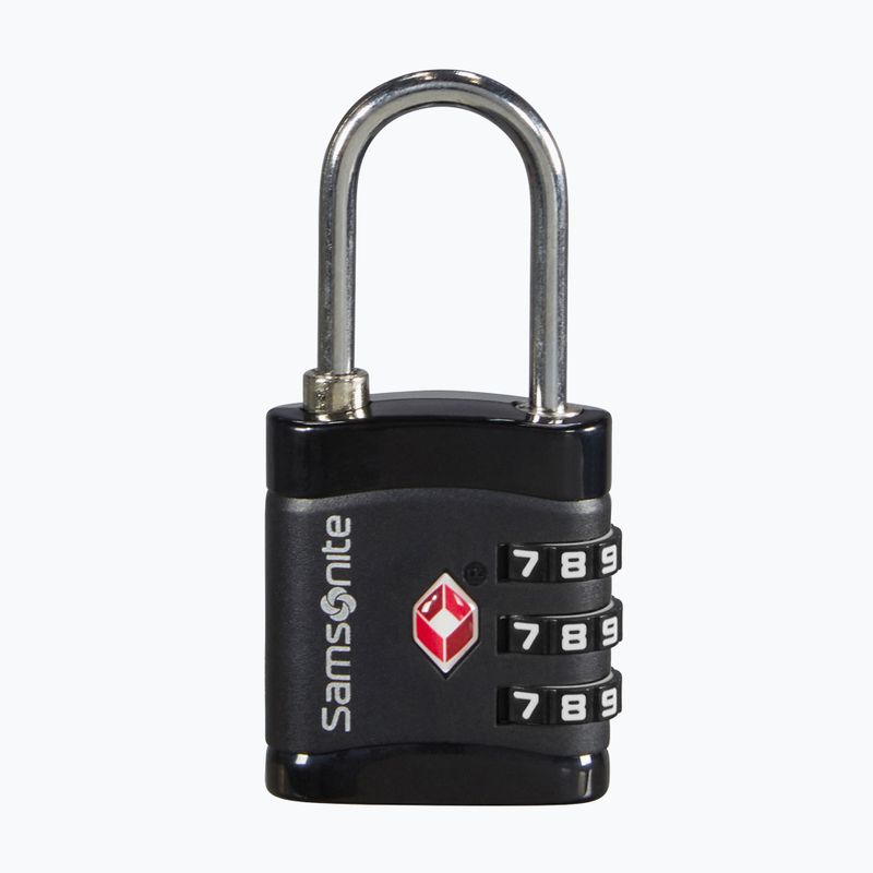 Kłódka Samsonite Combilock 3Dial Tsa Light black