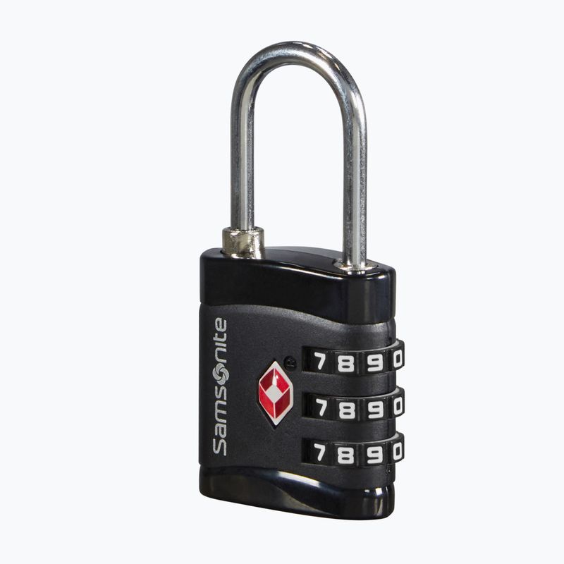 Kłódka Samsonite Combilock 3Dial Tsa Light black 2