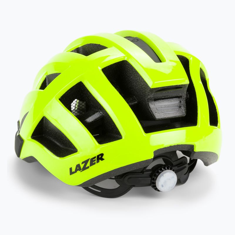 Kask rowerowy Lazer Comp DLX flash yellow 4