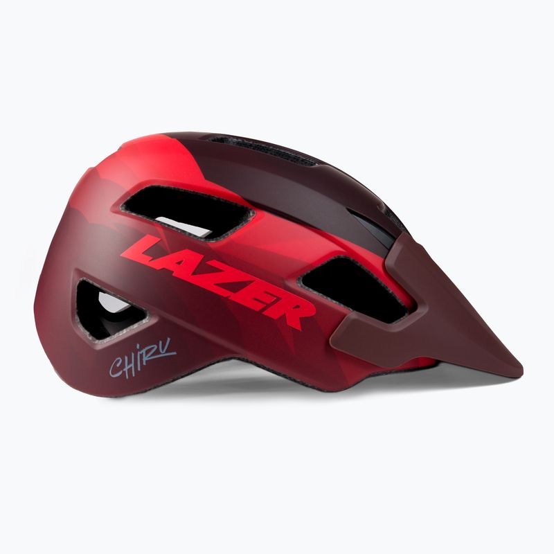 Kask rowerowy Lazer Chiru matte red 3