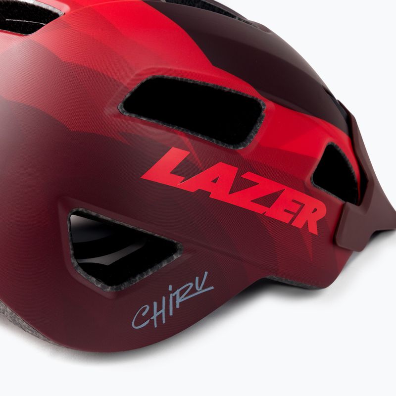 Kask rowerowy Lazer Chiru matte red 7