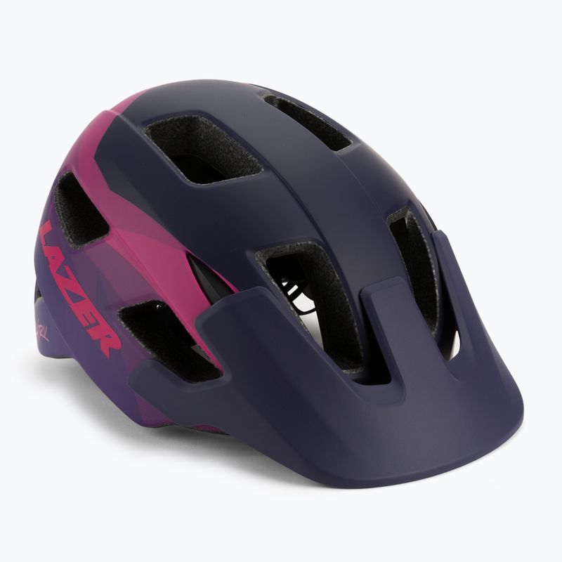 Kask rowerowy Lazer Chiru matte blue/pink