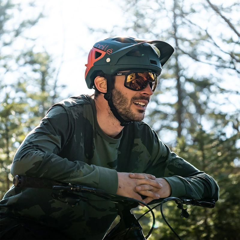 Okulary przeciwsłoneczne Bollé Chronoshield black matte/phantom brown red photochromic 5