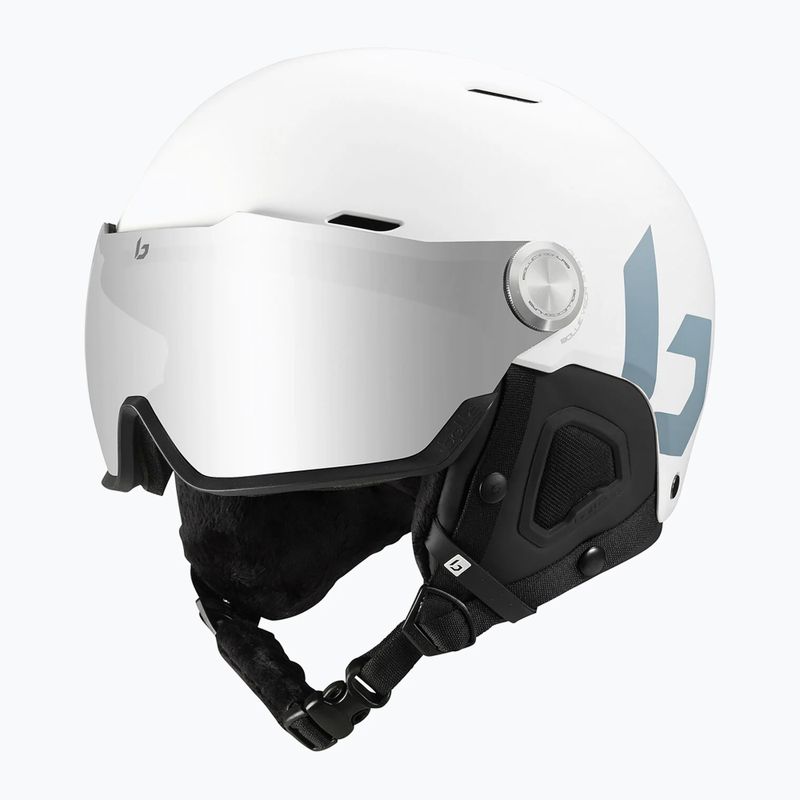 Kask narciarski Bollé Might Visor off white matte/brown gun