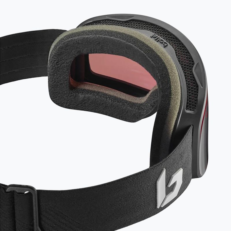 Gogle narciarskie Bollé Nevada Small black corp matte/vermillon gun 2