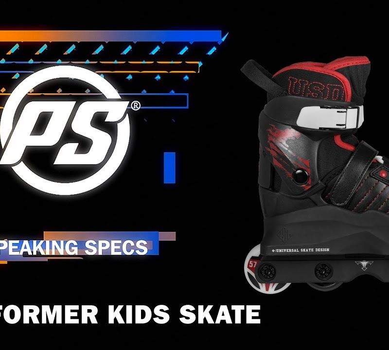 Rolki dziecięce USD Transformer black/grey 13