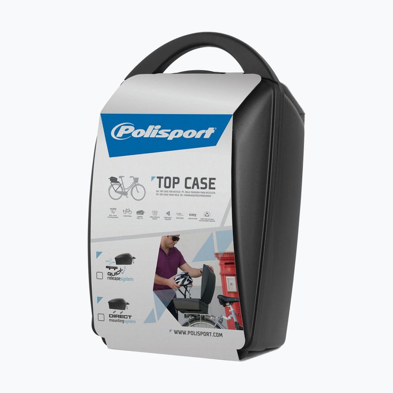 Kufer rowerowy na bagażnik Polisport Top Case DFS 11 l black 8