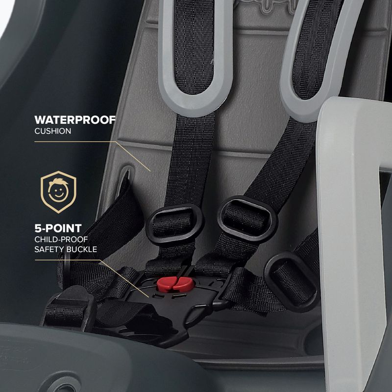 Fotelik rowerowy Polisport Guppy Maxi+ CFS dark grey/silver 8