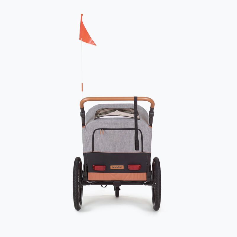 Przyczepka rowerowa bobike Moobe grey 7