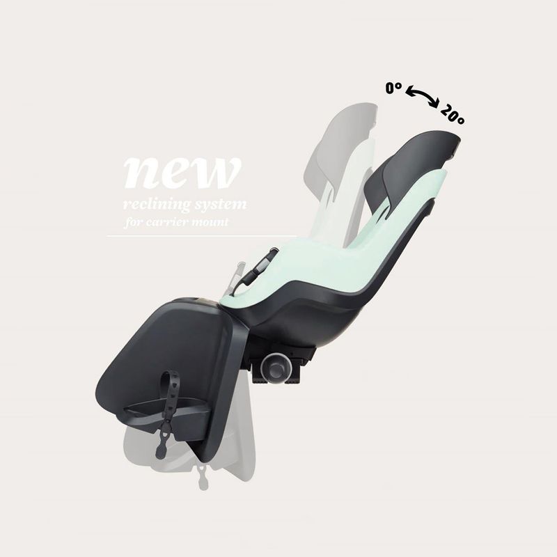 Fotelik rowerowy bobike Go Maxi Reclining System marshmallow mint 7