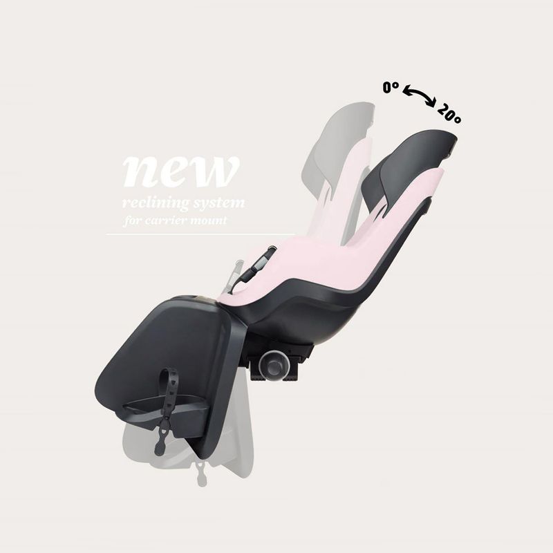 Fotelik rowerowy bobike Go Maxi Reclining System 1P candy pink 8