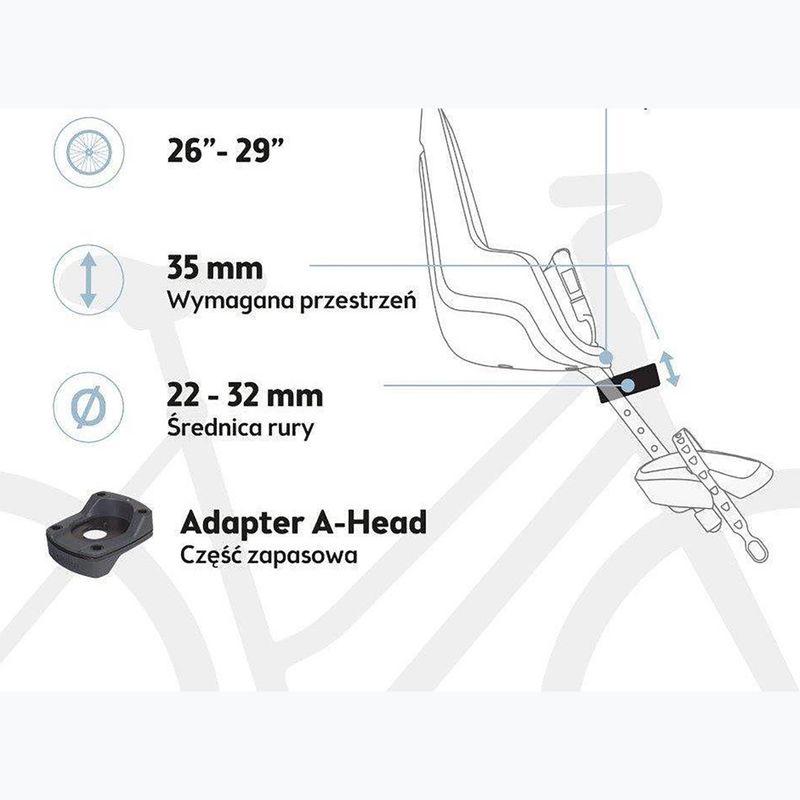 Fotelik rowerowy bobike One Mini mighty mustard 7