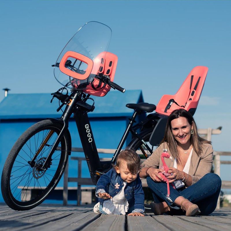 Fotelik rowerowy bobike One Mini fierce flamingo 11