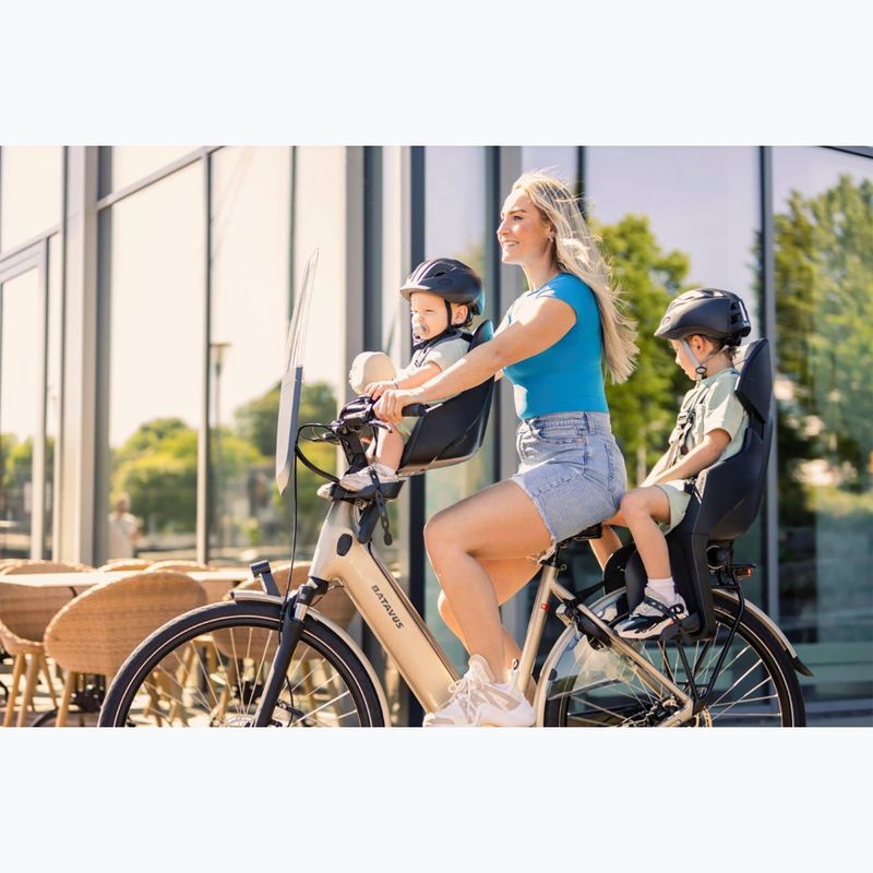 Fotelik rowerowy bobike Exclusive Maxi Evolve urban black 7